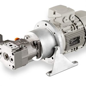 Pumpen-/Motoreinheit, Axialkolbenpumpe mit drehzahlvariablem Asynchronmotor