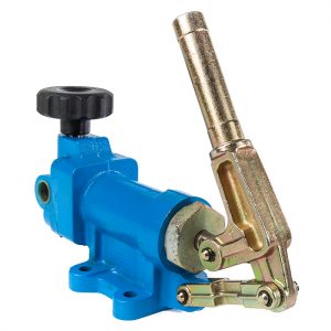 Handpumpe mit Senkventil und eingebautem Absperrventil Handpumpe mit Senkventil und eingebautem Absperrventil