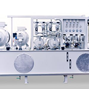 Hydraulikaggregat für einen Prüfstand mit mehreren Prüfkreisläufen mit unterschiedlichen Drücken und Fördermengen