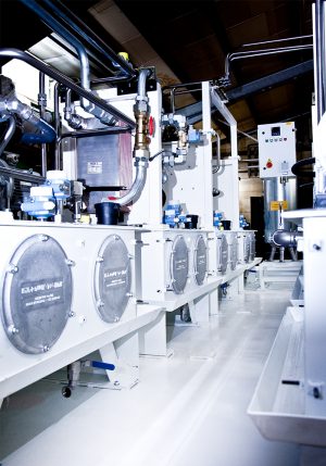 Hydraulikaggregat für einen Prüfstand für Dieseleinspritzdüsen, Betriebsmedium ist ein Dieselersatzstoff