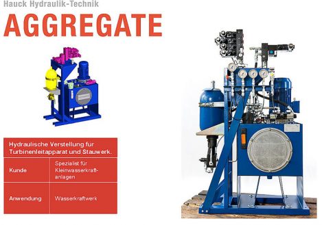 Projekt Turbinen Verstellung Leitapparat und Stauwerk