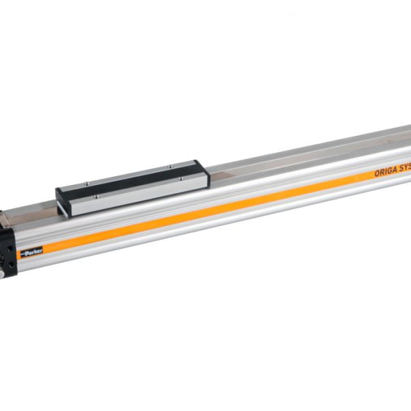Linearantrieb Origa System Plus mit elektrischem Zahnriemenantrieb oder Spindelantrieb für präzise Positionierung Linearantrieb Origa System Plus mit elektrischem Zahnriemenantrieb oder Spindelantrieb für präzise Positionierung