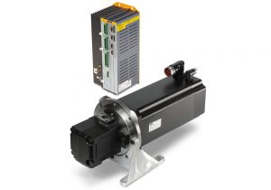 Drehzahlvariables Pumpensystem mit Flügelzellenpumpe und Parker Compax3 Servoantrieb