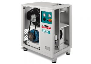 Scroll-Kompressor zur Erzeugung von ölfreier Druckluft