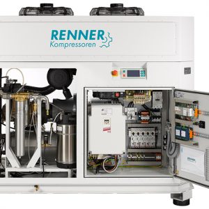 Schraubenkompressor, wassereingespritzt mit Frequenzregelung Schraubenkompressor, wassereingespritzt mit Frequenzregelung