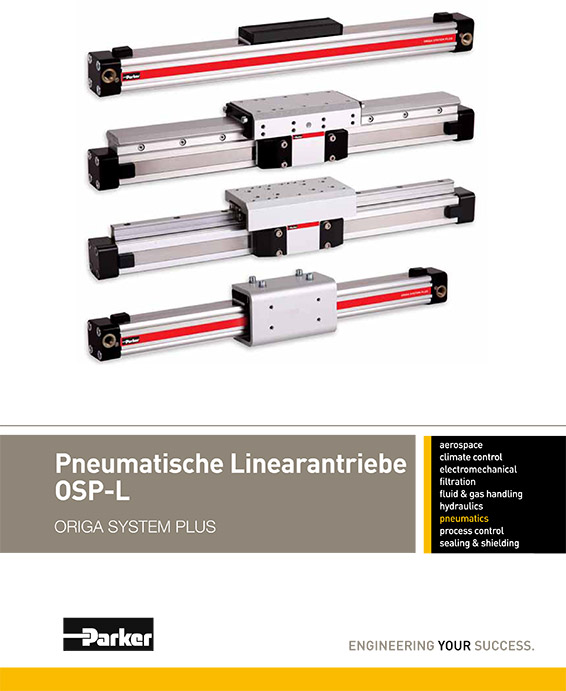 Produktreview Kolbenstangenlose pneumatische Linearantriebe OSP-L - Hauck  Hydraulik-Technik
