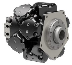 Parker Calzoni Radialkolbenmotor MRT 14000 R mit einem konstanten Verdrängungsvolumen von 14.010 cm³/U