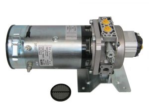 Kleinaggregat mit Gleichstrommotor, 3kW und 24 Volt für horizontalen Einbau