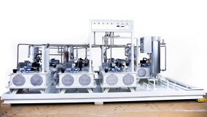 Hydraulikanlage zur Versorgung eines Prüfstands für Dieseleinspritzdüsen