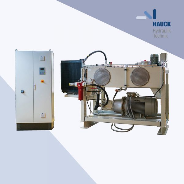 Hydraulikaggregat mit Elektrosteuerung für einen Schubaufgeber