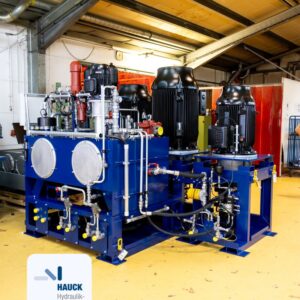In Hydraulikaggregaten wie diesem kommen Hydac-Druckfilter zum Einsatz, um einen zuverlässigen und störungsfreien Betrieb zu gewährleisten. In Hydraulikaggregaten wie diesem kommen Hydac-Druckfilter zum Einsatz, um einen zuverlässigen und störungsfreien Betrieb zu gewährleisten.